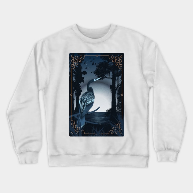 Anhinga Crewneck Sweatshirt by FITmedia